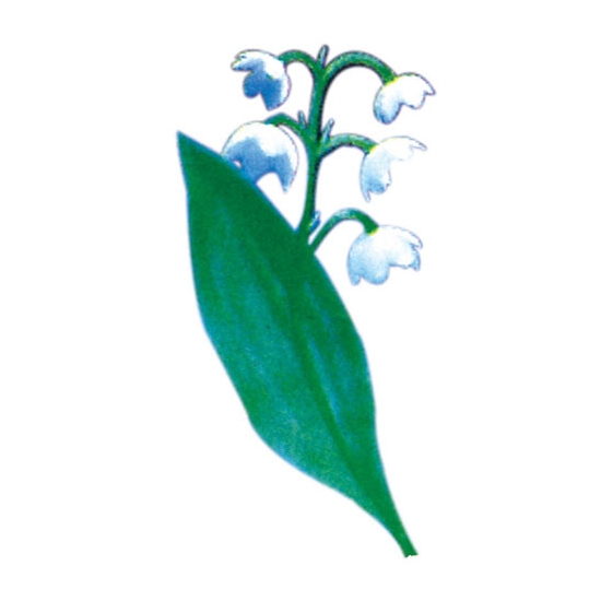 Brin de muguet plastique