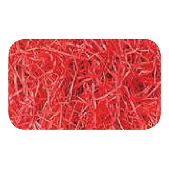 Frisure papier rouge contact alimentaire