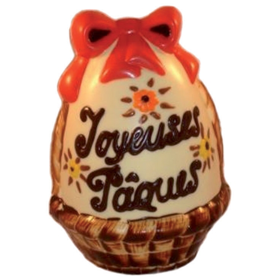 Moule polycarbonate 35 - Oeuf "Joyeuses pâques"