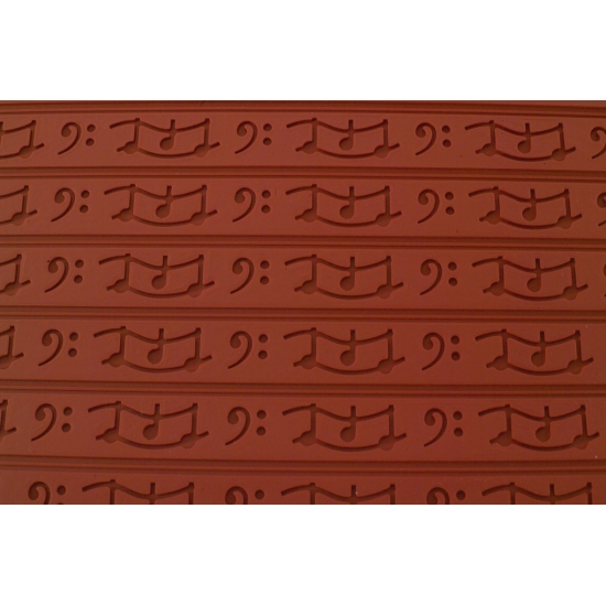 Tapis relief silicone musique