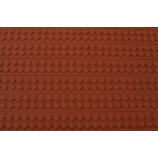 Tapis relief silicone damier
