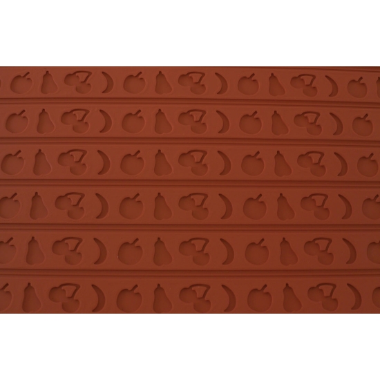 Tapis relief silicone fruits