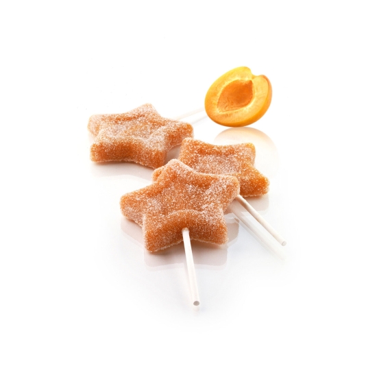 Moules sucettes en silicone étoile