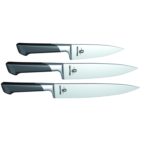 Couteau de cuisine / éminceur avec mitre à talon