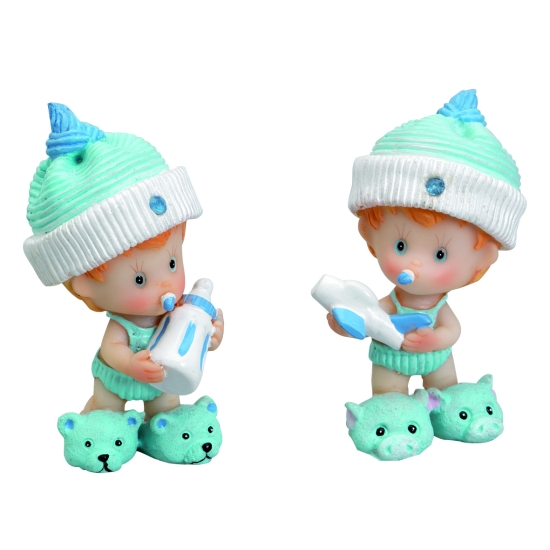 Bébé bonnet bleu 