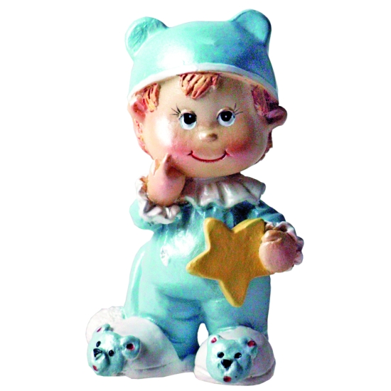 Bébé lutin bleu