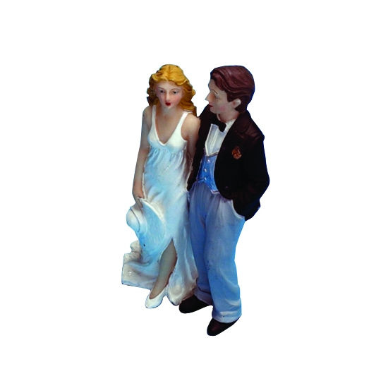 Couple corfou en polystone 
