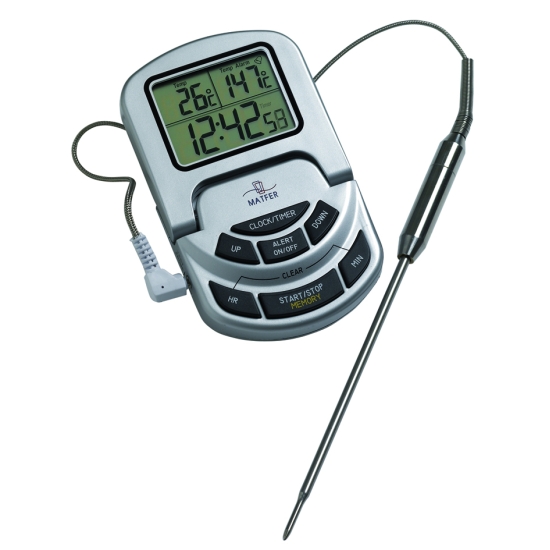 Thermomètre sonde avec alarme