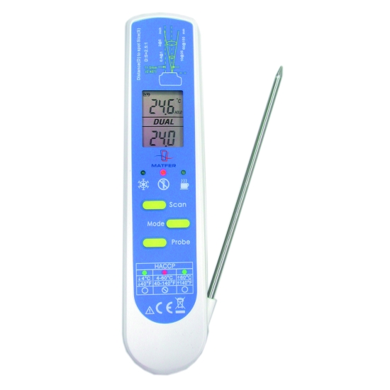 Thermomètre "DUO" infra rouge + sonde