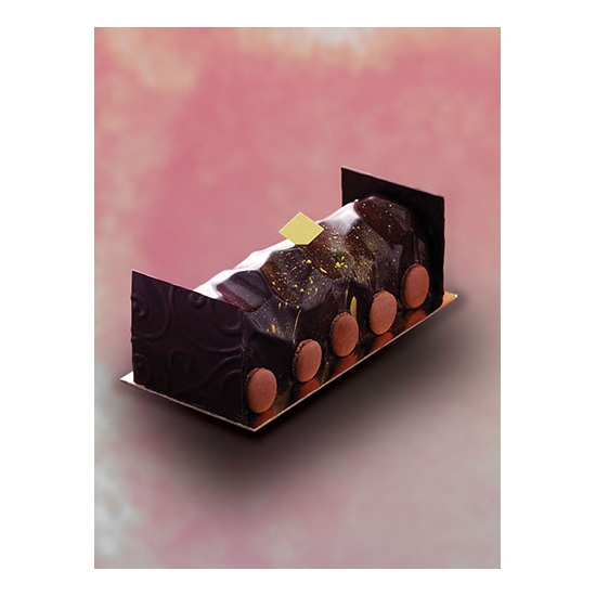 Moule silicone  mini bûche carrée