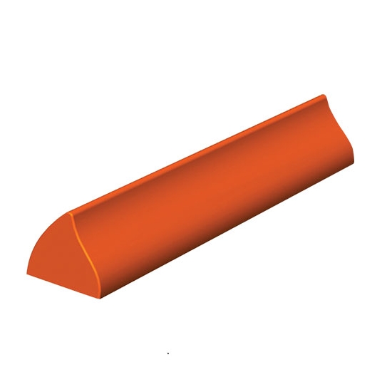 Gouttières à bûche plastique Vague - paquet de 12