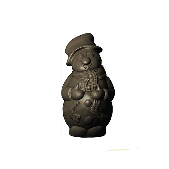 Moule polycarbonate pour chocolat 25 - Bonhomme de neige Noël