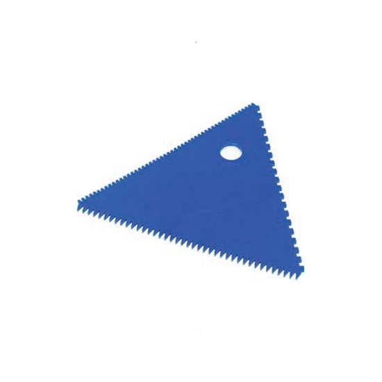 Peigne décor triangle poly