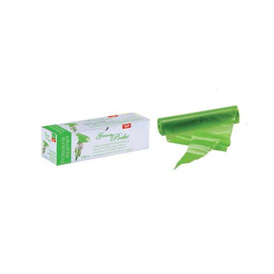 Poche jetable verte