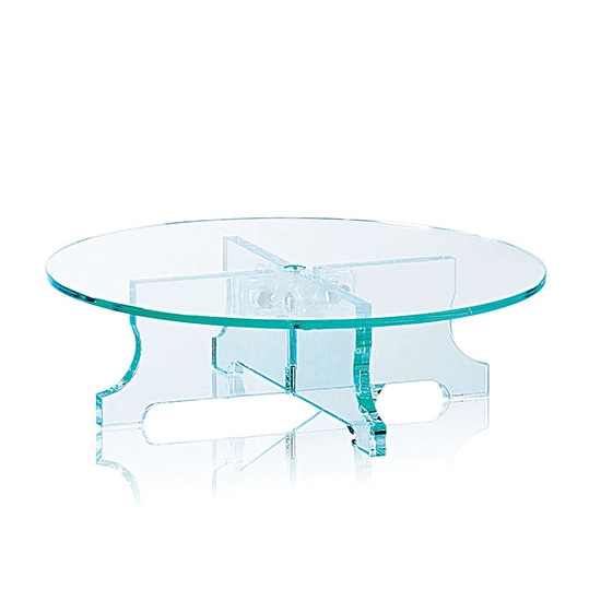 Guéridon cristal  rond