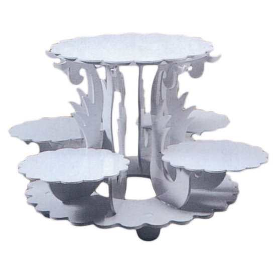 Présentoir fleur plastique moyen