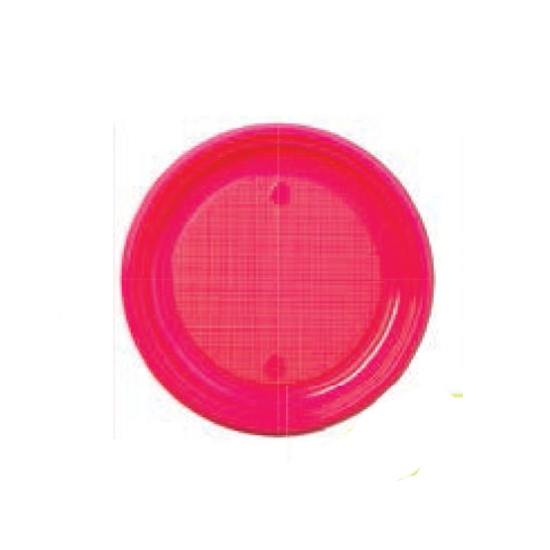Assiette ronde plastique "Festaioli"