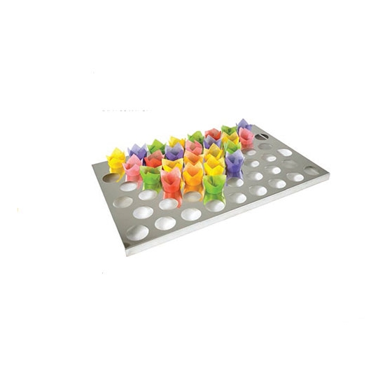 Plaque de calage inox pour Tulipcup 51 alvéoles