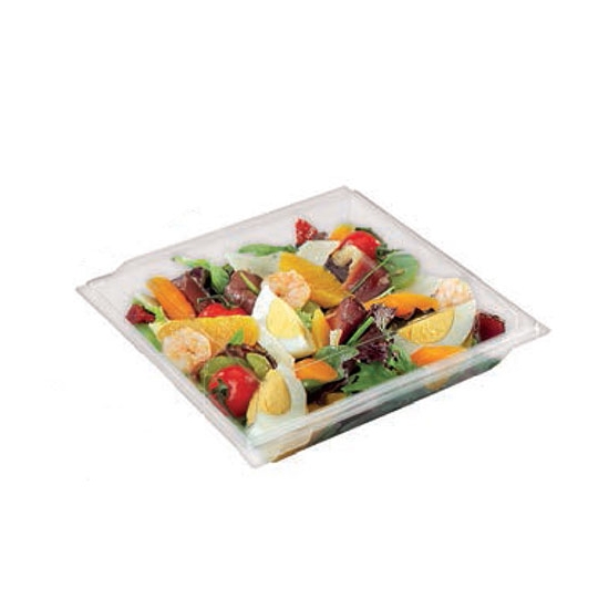 Assiette à couvercle séparé - Fond et couvercle cristal