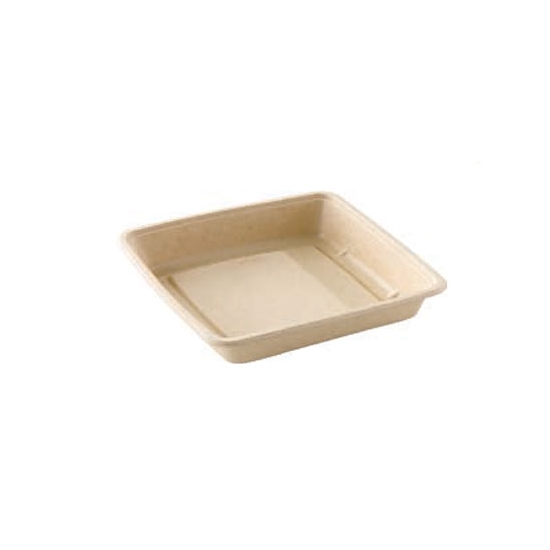 Barquette rectangle fibre de canne