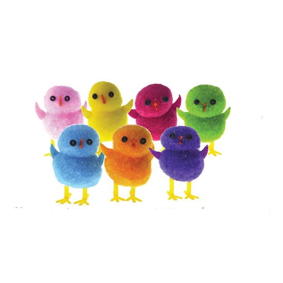 Mini poussin coloris assortis