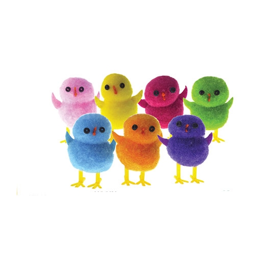 Petit poussin coloris assortis