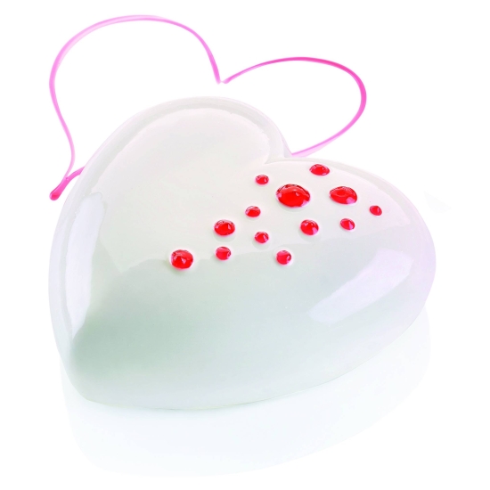 Moule TI AMO coeur bombé grand modèle  - 1000 ml
