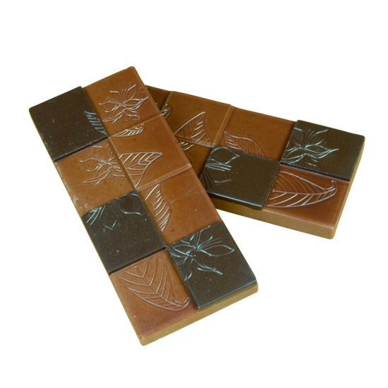 6 Tablettes " Fleur de cacao "- Poids 50 g ( 8 x 2 )