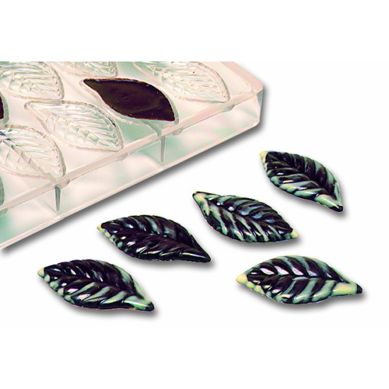 Feuilles - Pour décorer les gâteaux - 21 empreintes - 5 g