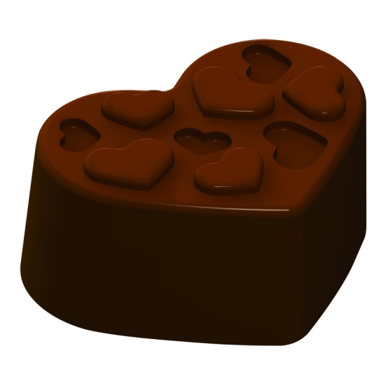 Bonbons coeur - 24 empreintes - 10 g
