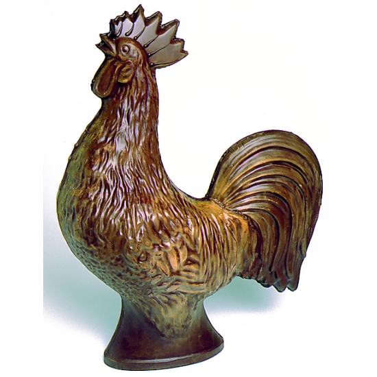 Coq - Moule double avec points d'assemblage