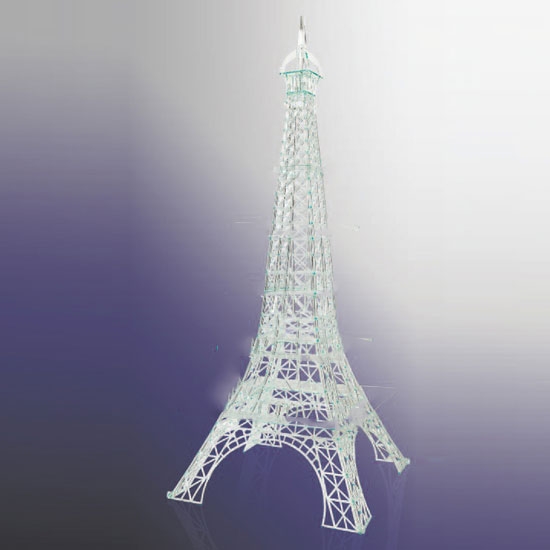 Présentoir Tour Eiffel cristal-