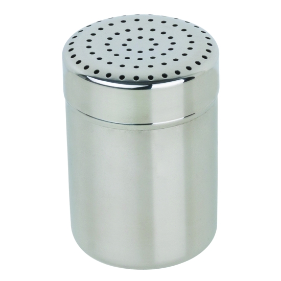 Saupoudreuse avec couvercle perforé