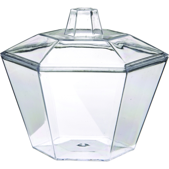 Hexagonale avec couvercle 6.8 cl