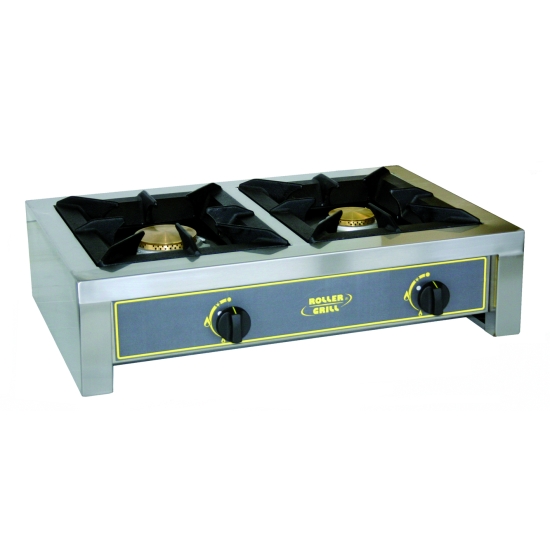 Réchaud 2 feux gaz - Pièce détachée - Grille fonte 300X300 