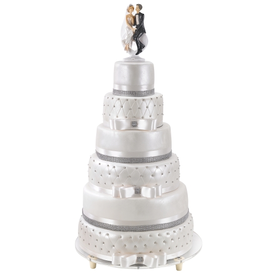 Ossature inox 3 plateaux pour Wedding Cake