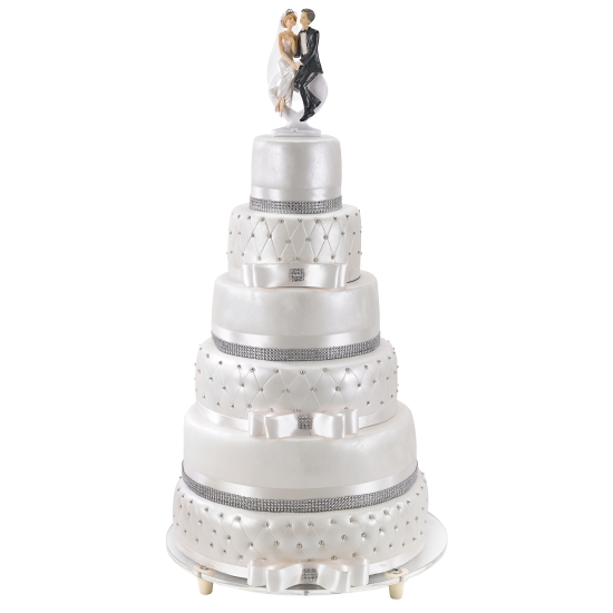Ossature inox 3 plateaux pour Wedding Cake