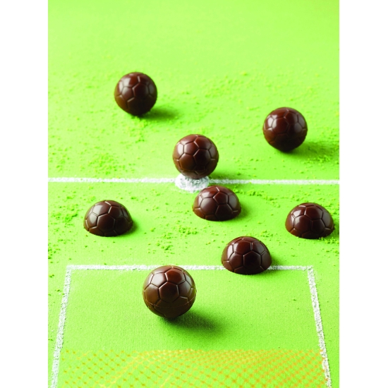 plaque silicone pour chocolat "easy choc" - plaque 18 1/2 ballons