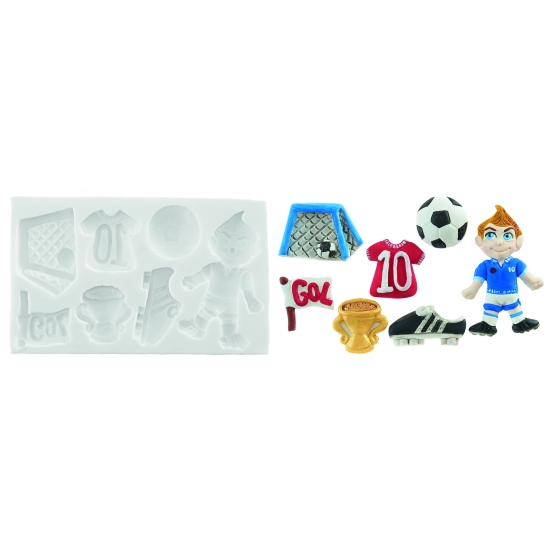 Moule en silicone sugarflex - Plaque "Football"