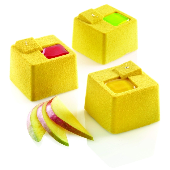  Moule en silicone - 8 cubes kuadro  "KUADRO" -  8x150 ml