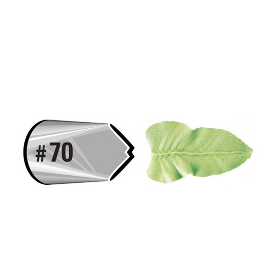 Wilton - douille décorative effet feuille #070