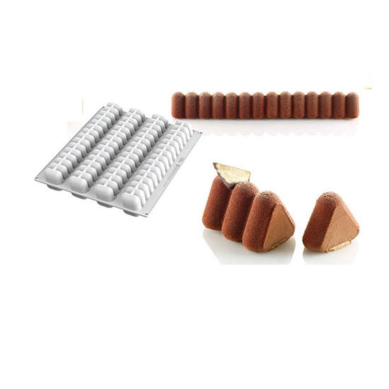  Moule en silicone - Plaque 4 moules Trilogy- 2000 ml 