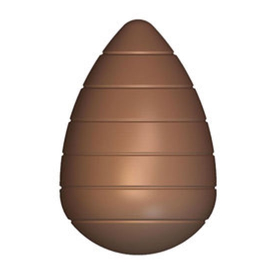 Moule oeuf rayé pour chocolat