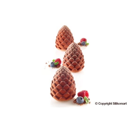  Moule en silicone - 5 pommes de pin "FORESTA"  - 5x110 ml 