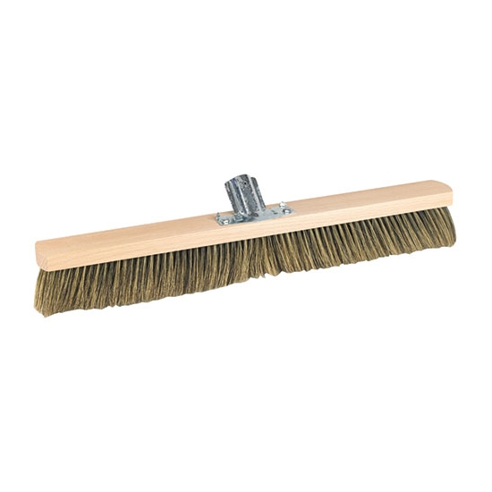 Balai de soie 60 cm emmanchure métal