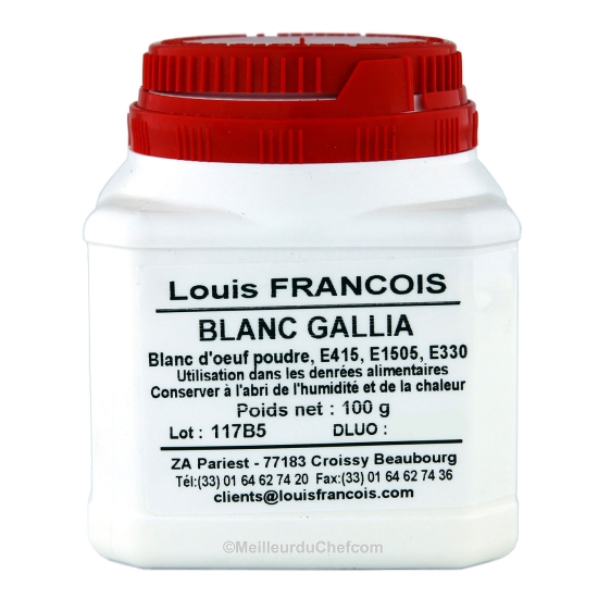 Blanc d'uf séché Gallia - 100 gr
