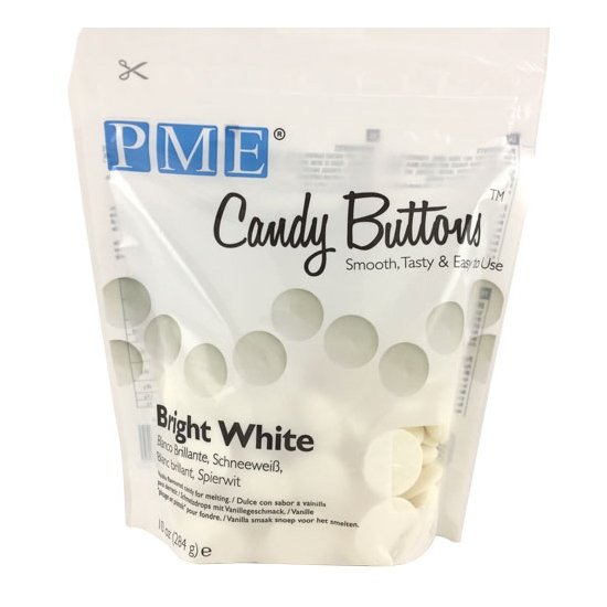 Candy Buttons - Blanc -  284g 
