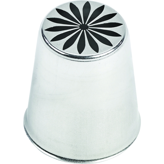Douille Russe inox spéciales "Décors Fleurs" -  N°9