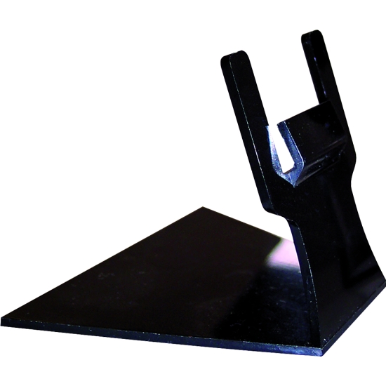 Porte étiquette plastique noir - 10 unités