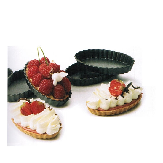 Tartelette oblongue cannelée Exoglass®  